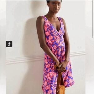 Boden Effie V-Neck Jersey Dress